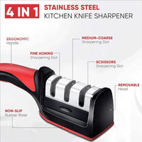 Knife Sharpener for Kitchen Knife - Sharp Knife for Kitchen
